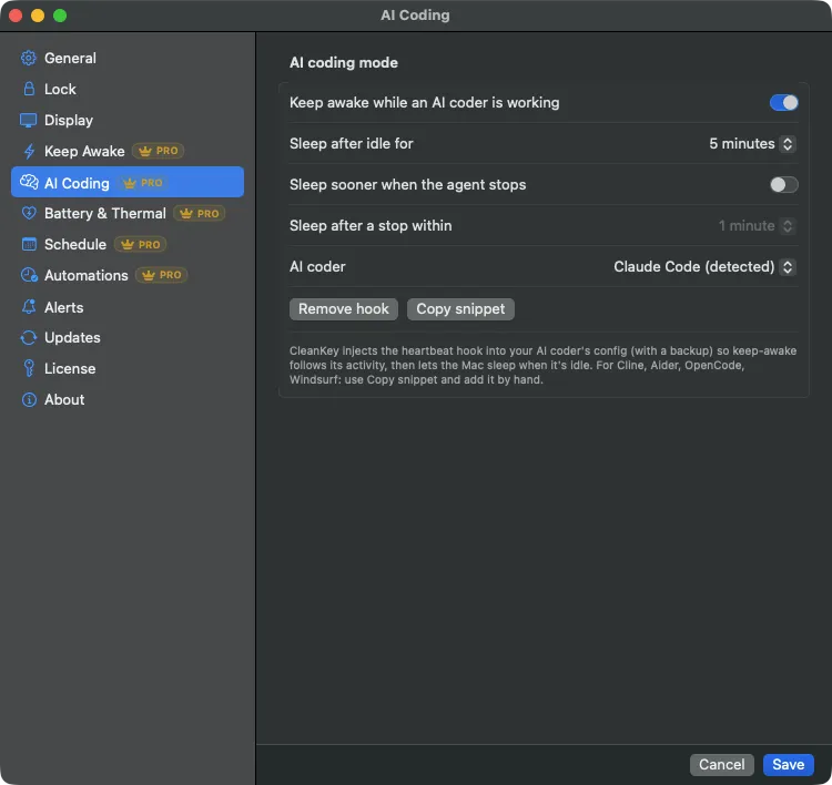 AI coding mode